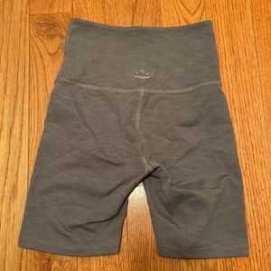 Beyond Yoga Biker Shorts in Gray